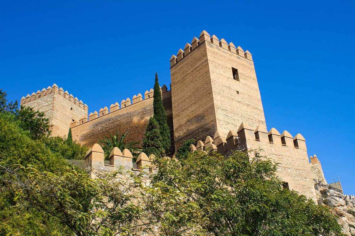 Exterior of the ancient Arab fortress