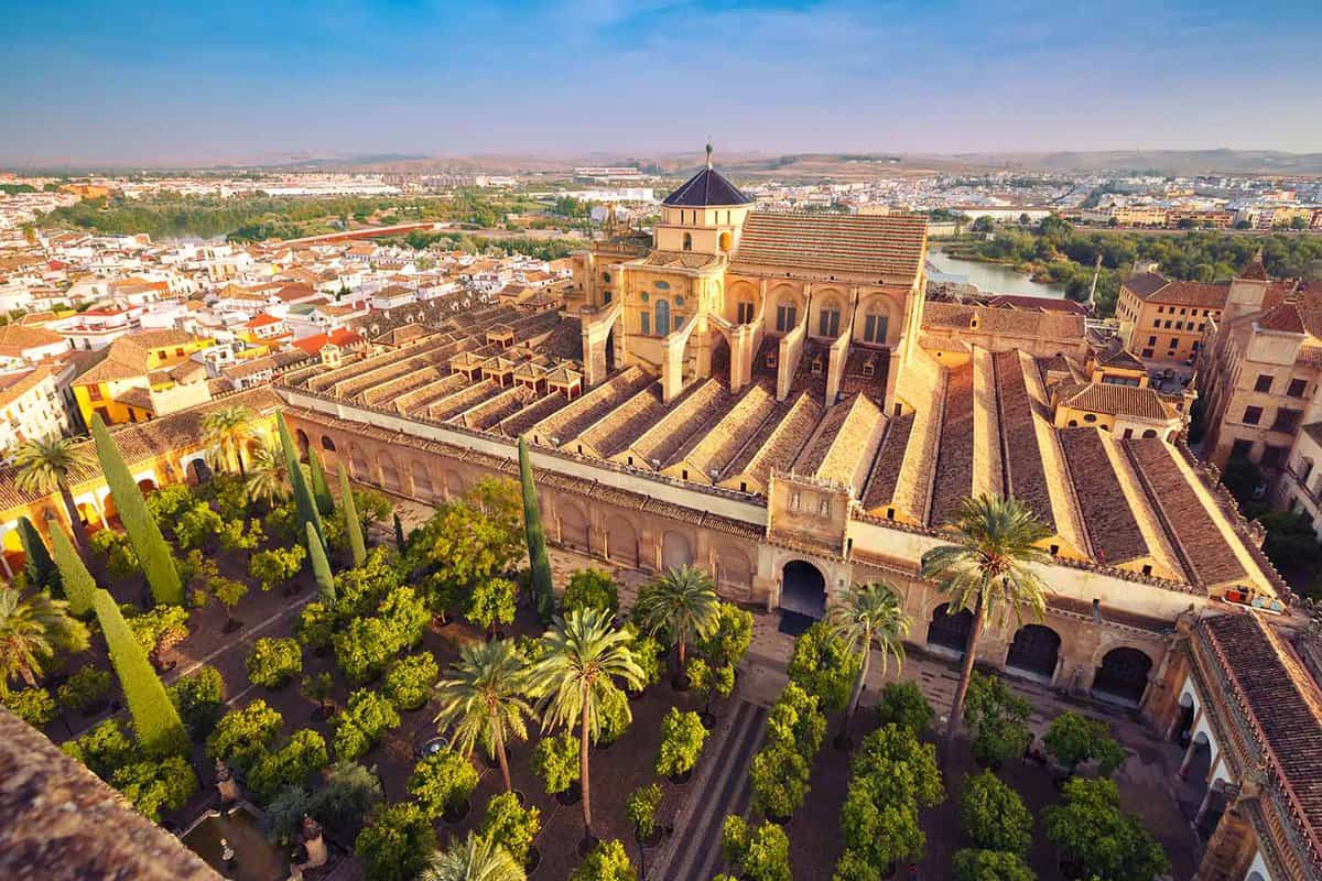 Aerial view of the mosque-cathedral from the Campanario Tower
