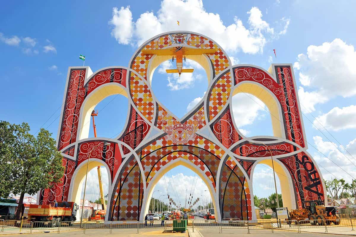 Feria site entrance gate