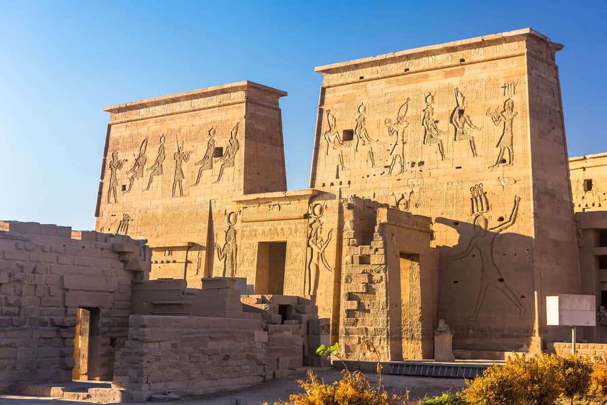 Front entrance of the Temple of Isis at Philae