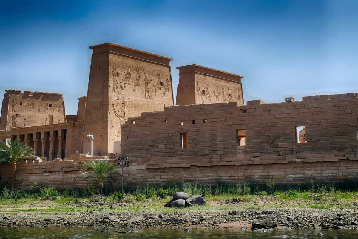 Ruins of the Temple of Isis at Philae
