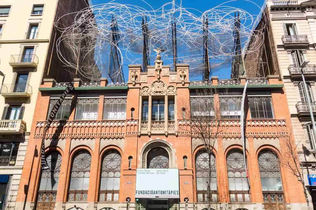 front facade of the red brick building, home to the