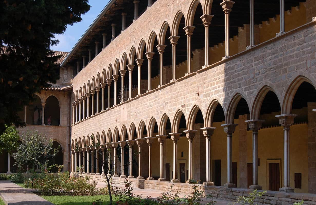 side building view of cloisters with nice architecture