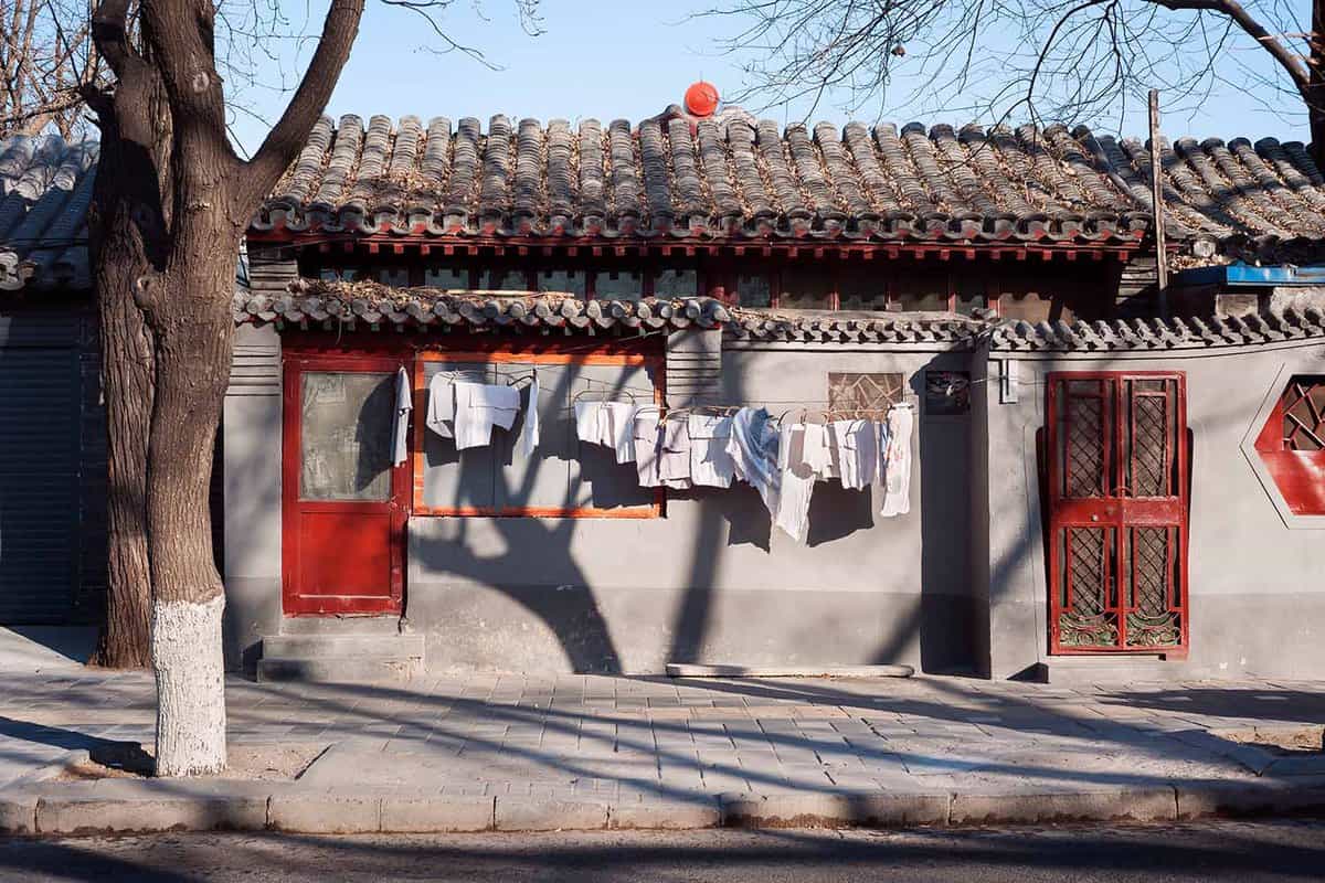 Traditional low-rise hutong housing, Beijing