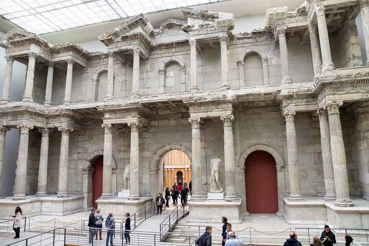 Market gate of Miletus town in Pergamon museum, Berlin