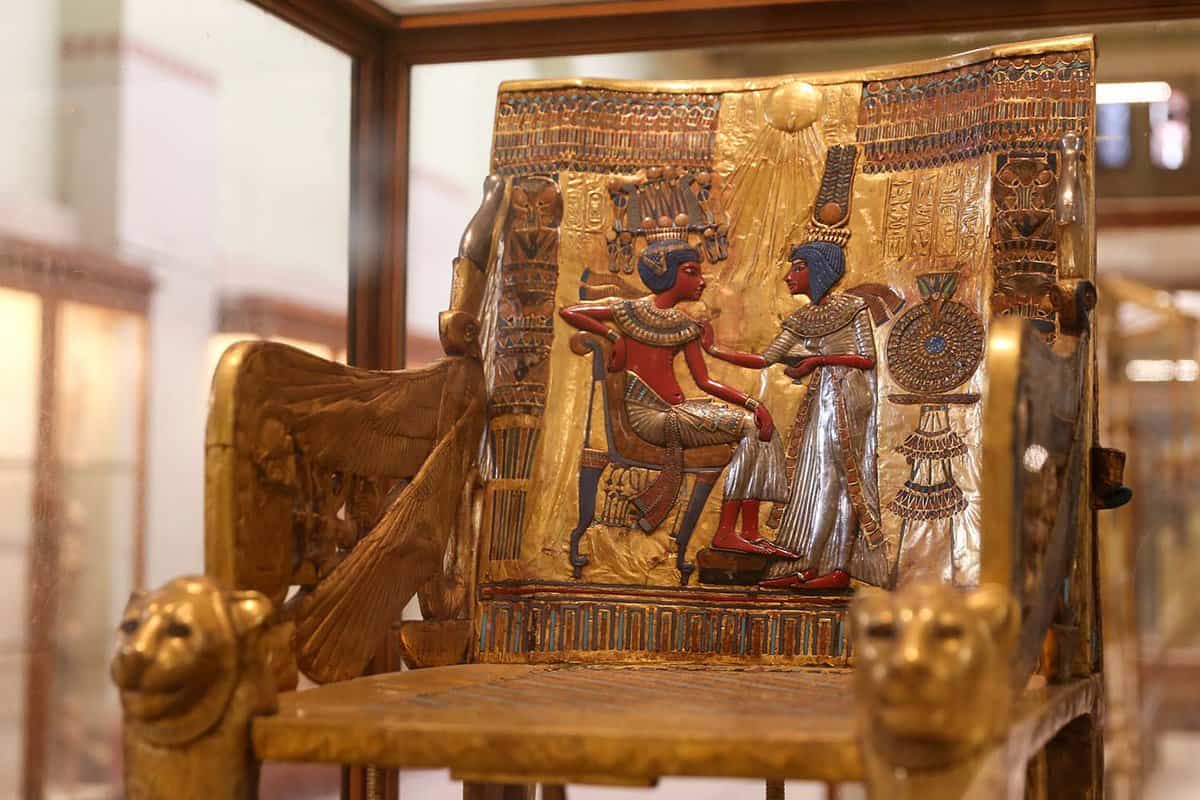 Treasures from the tomb of Tutankhamun, Egyptian Museum
