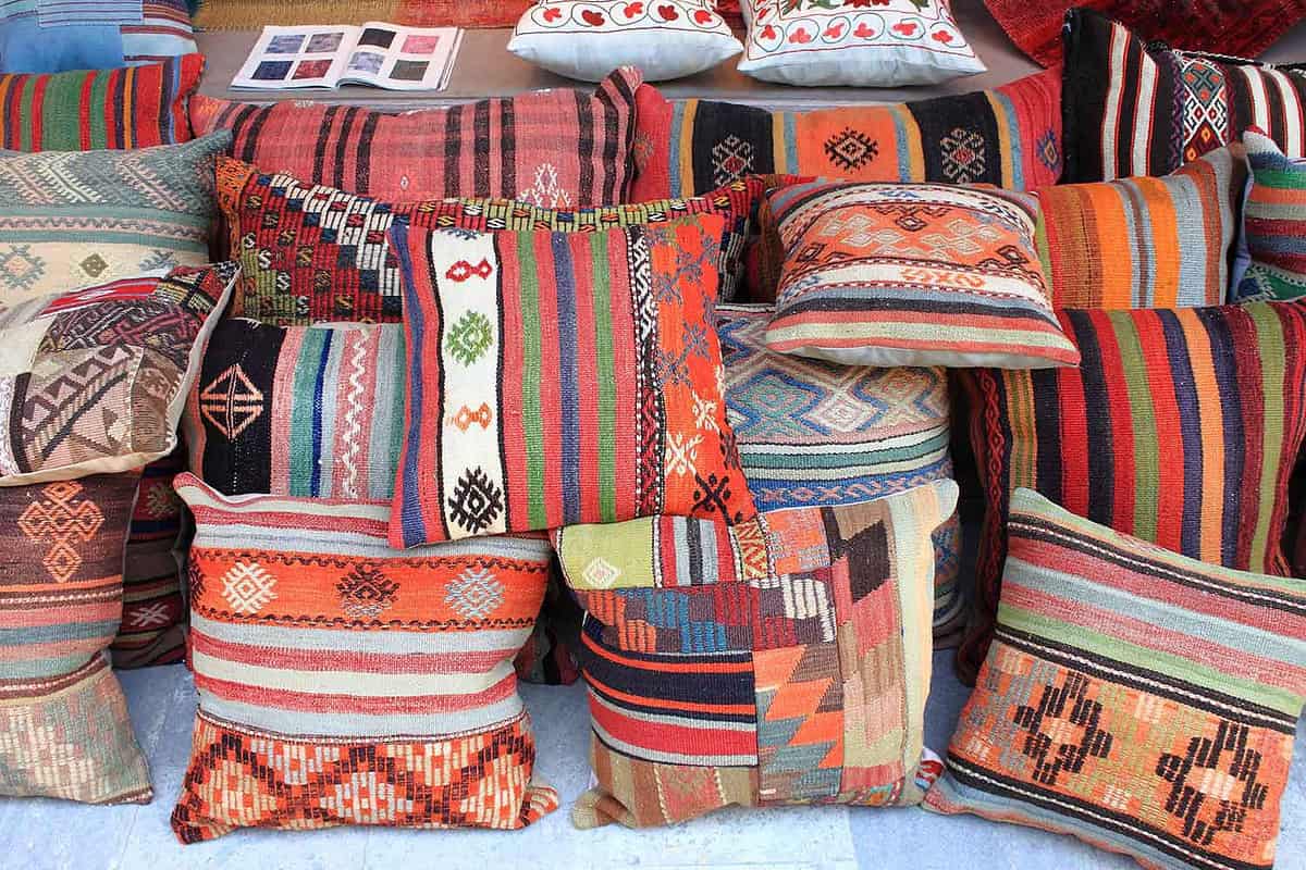 colourful cushions made in Avanos