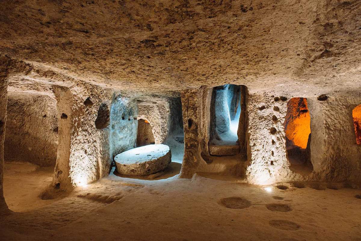 Derinkuyu Underground City (1180 BC)