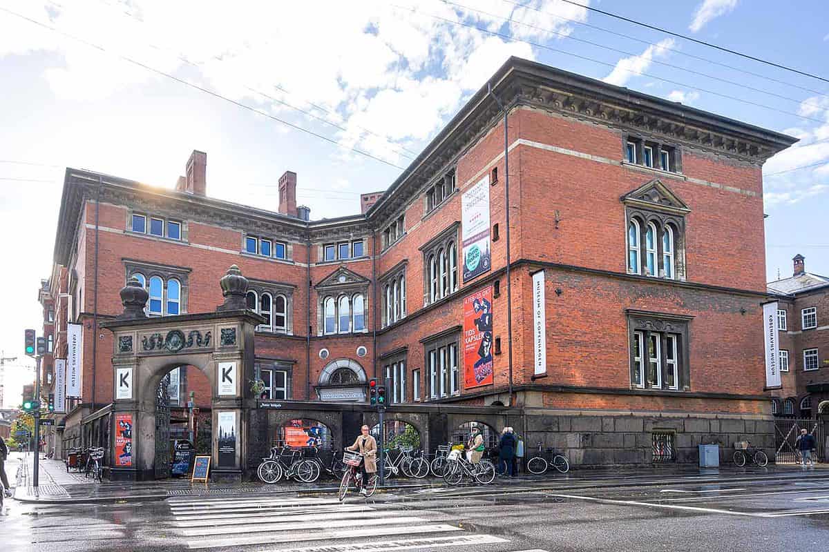 External view of the Museum of Copenhagen building in the city center