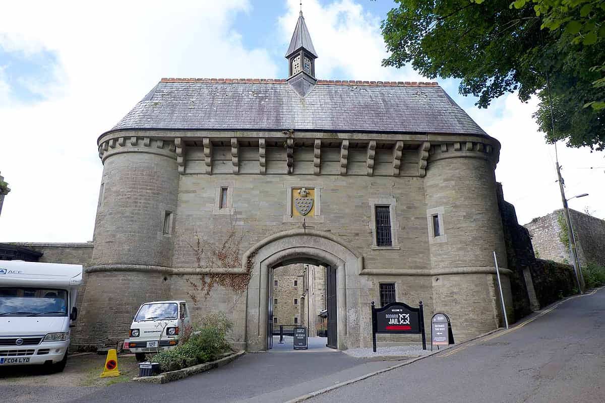 Bodmin Gaol historic former prison built 1719 for King George III closed 1927 now Bodmin Jail Hotel
