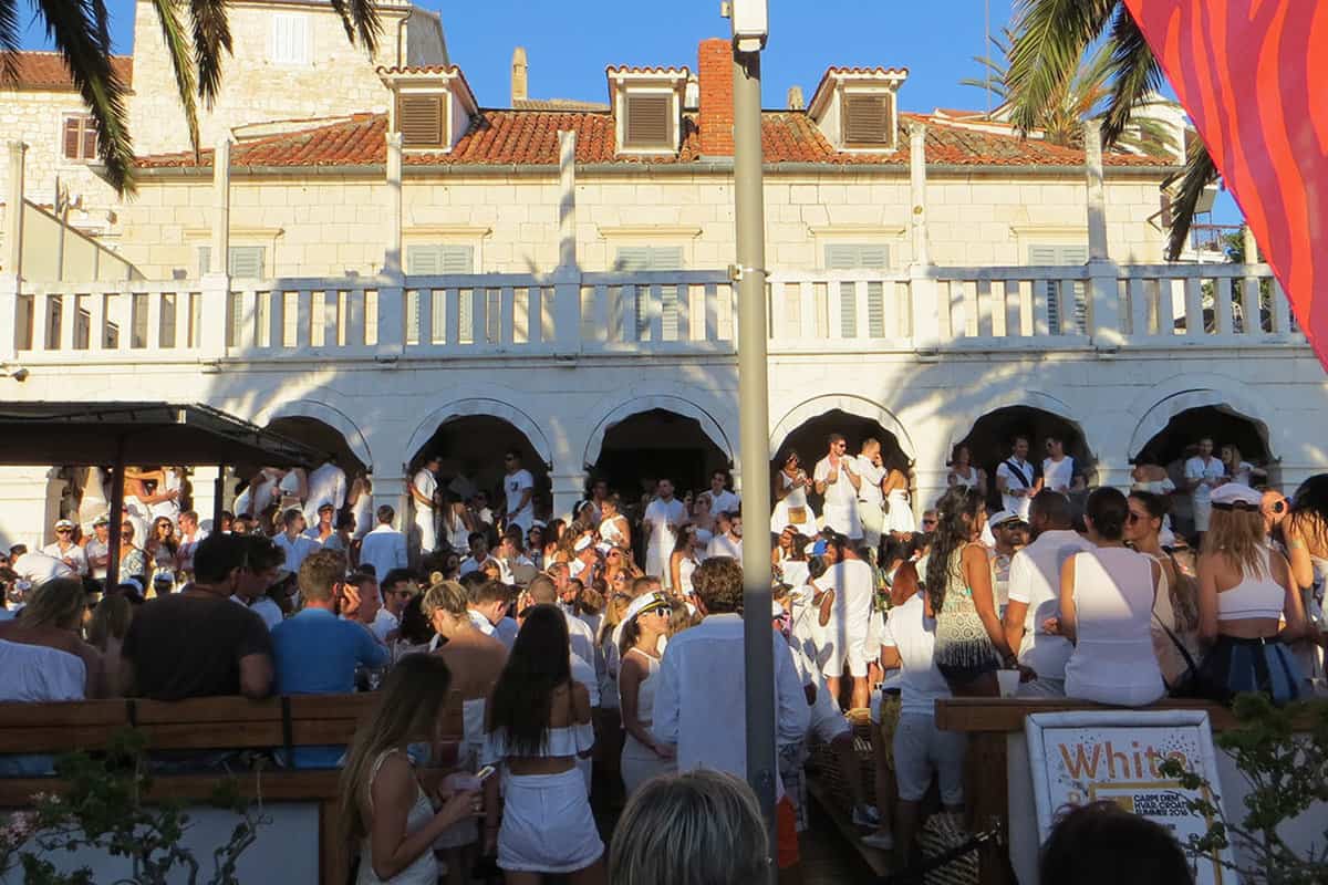 White Party at Carpe Diem during Yacht week.