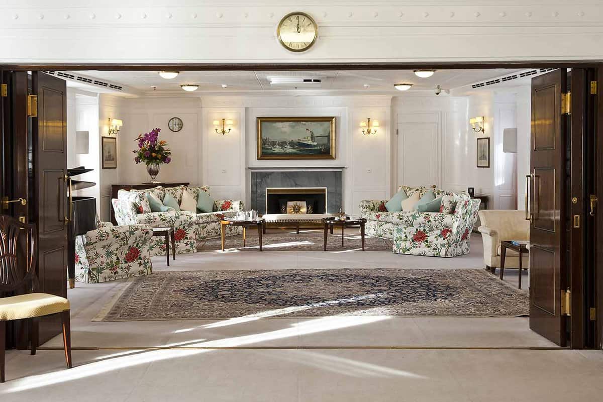 Lounge in Royal Yacht Britannia