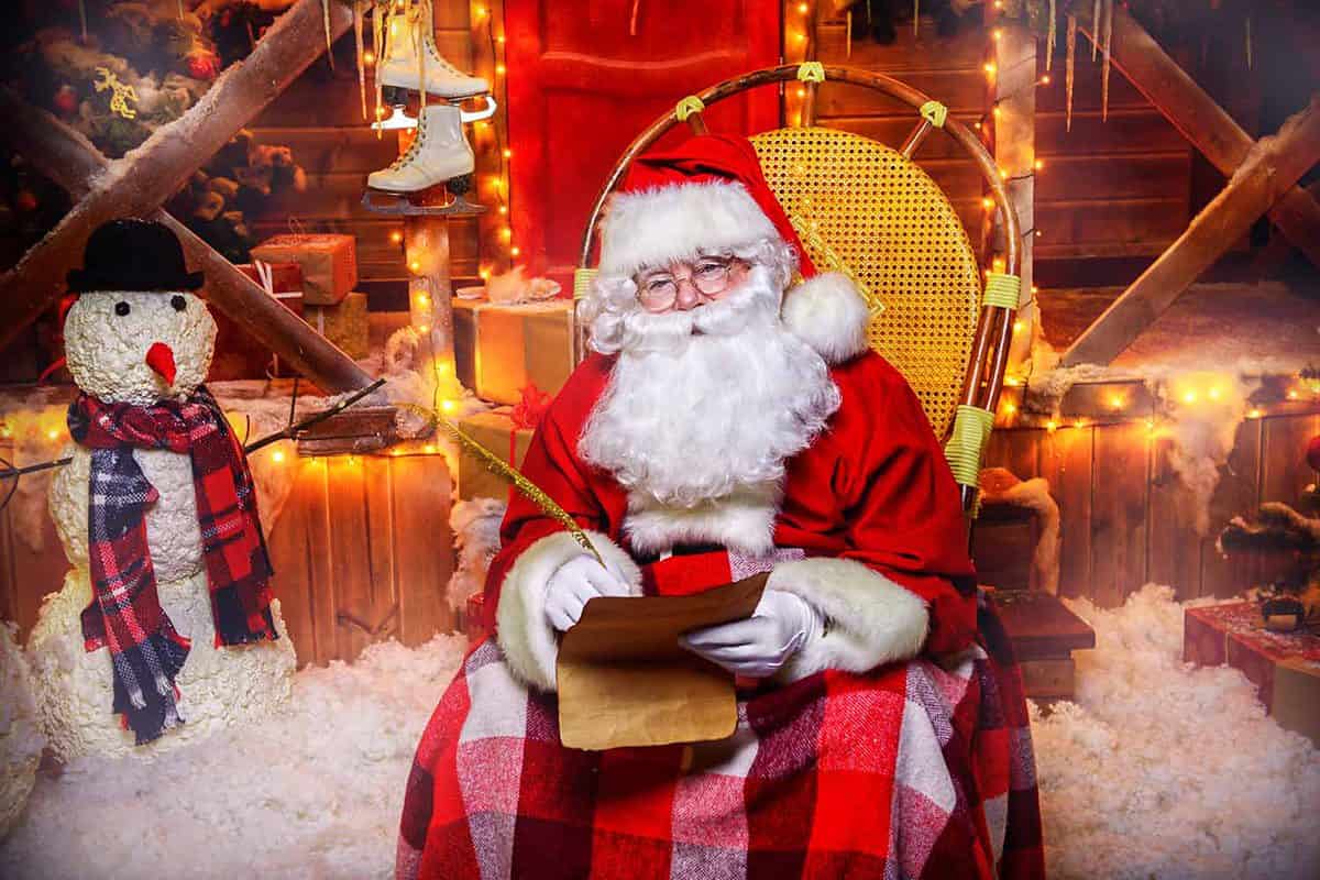 santa claus' house in Finnish Lapland