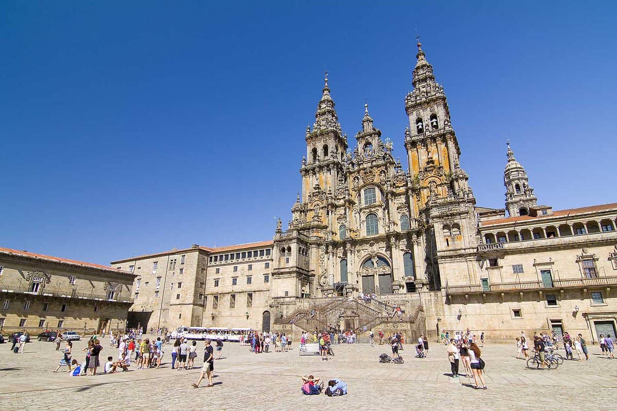 Cathedral of Santiago de Compostela, Spain (AD 1075)