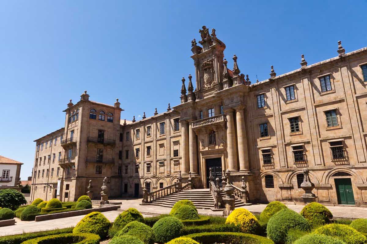Exterior of Convent of San Martino Pinario, Santiago de Compostela, Galicia, Spain