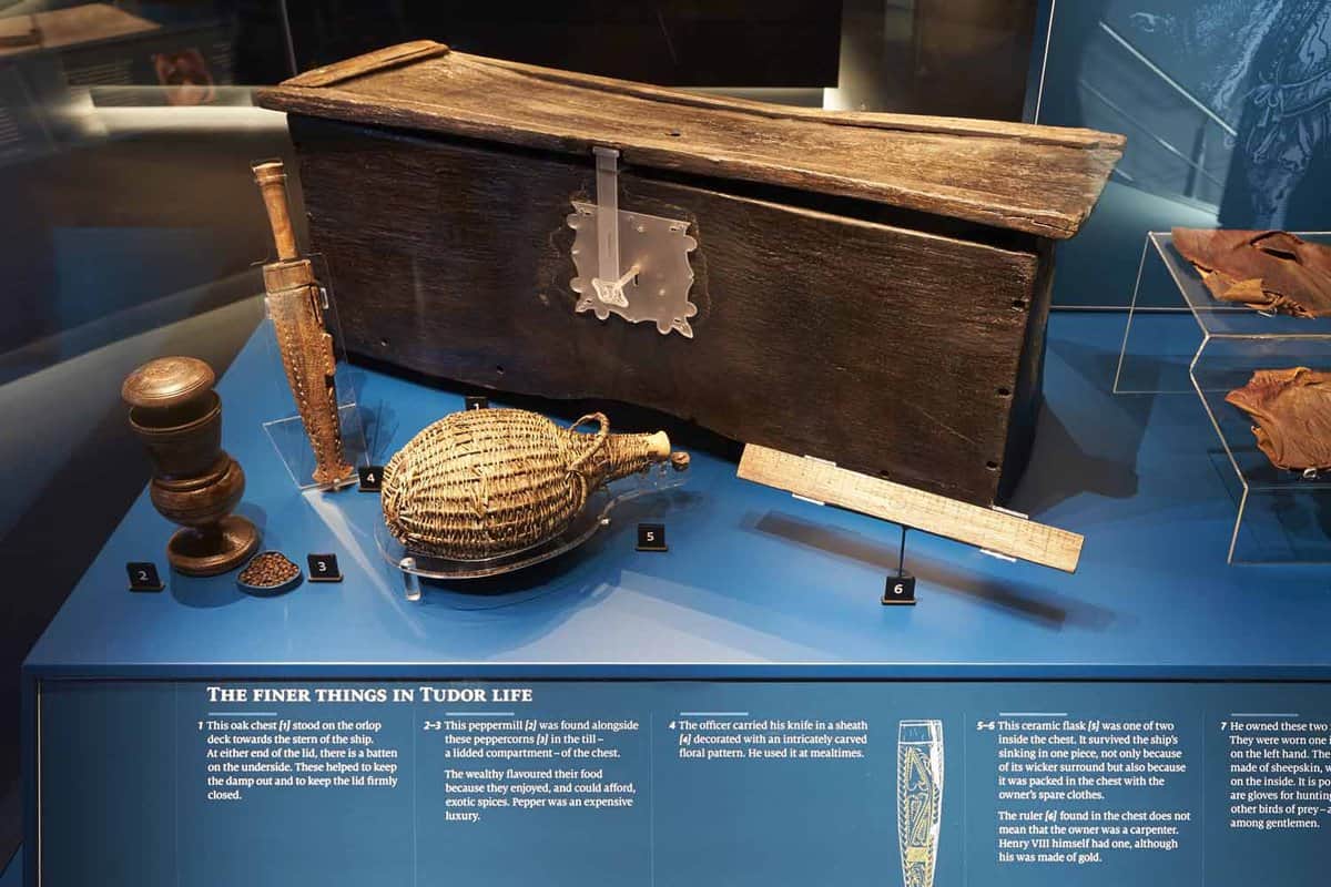 Close up of some artefacts