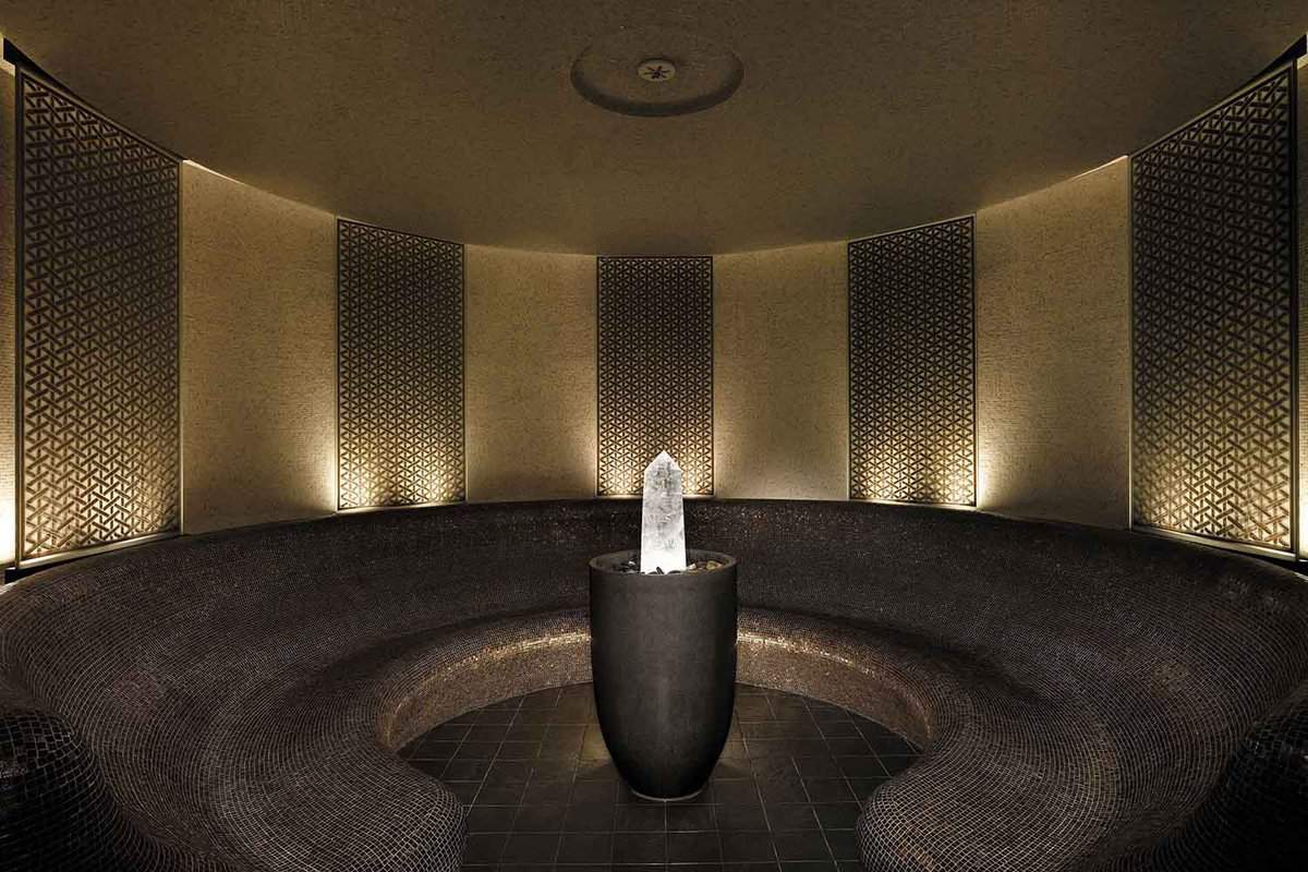 Crystal spa and steam room