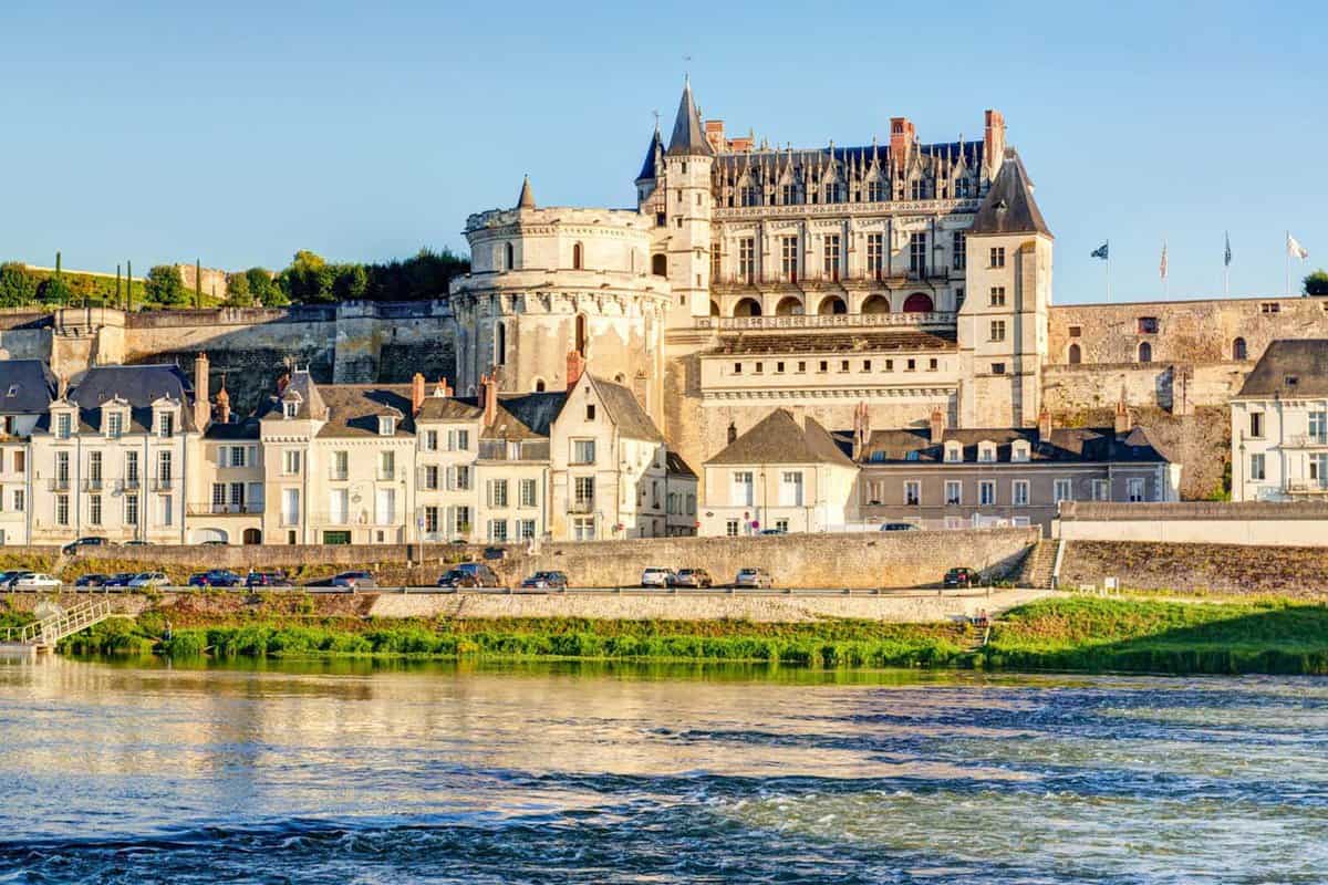 Side view of the chateau from the river