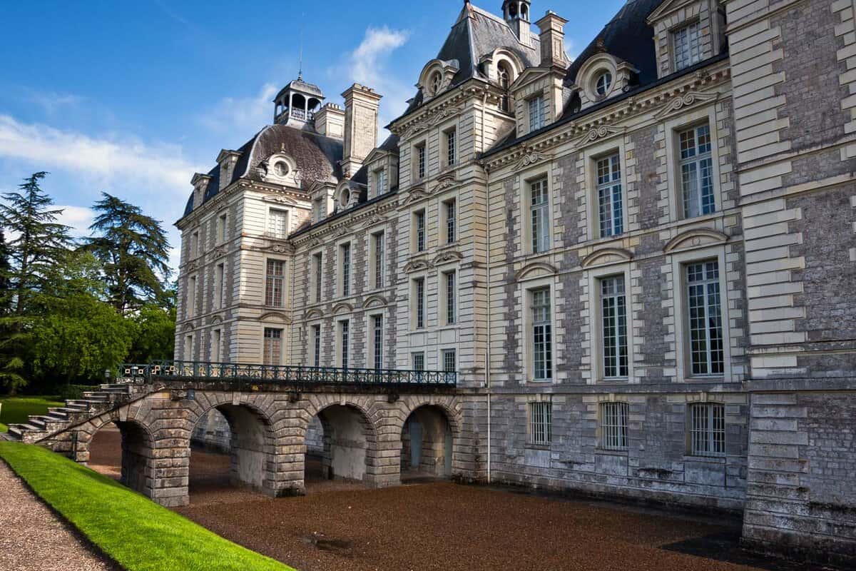 Exterior of the chateau from the back