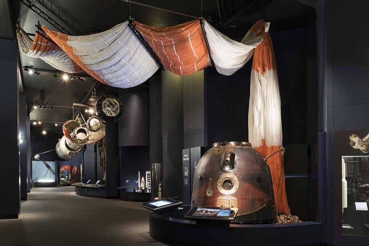 Soyuz TMA-19M descent module, S.P. Korolev Rocket and Space Public Corporation “Energia”, Russia, 2015. Pictured in Exploring Space gallery