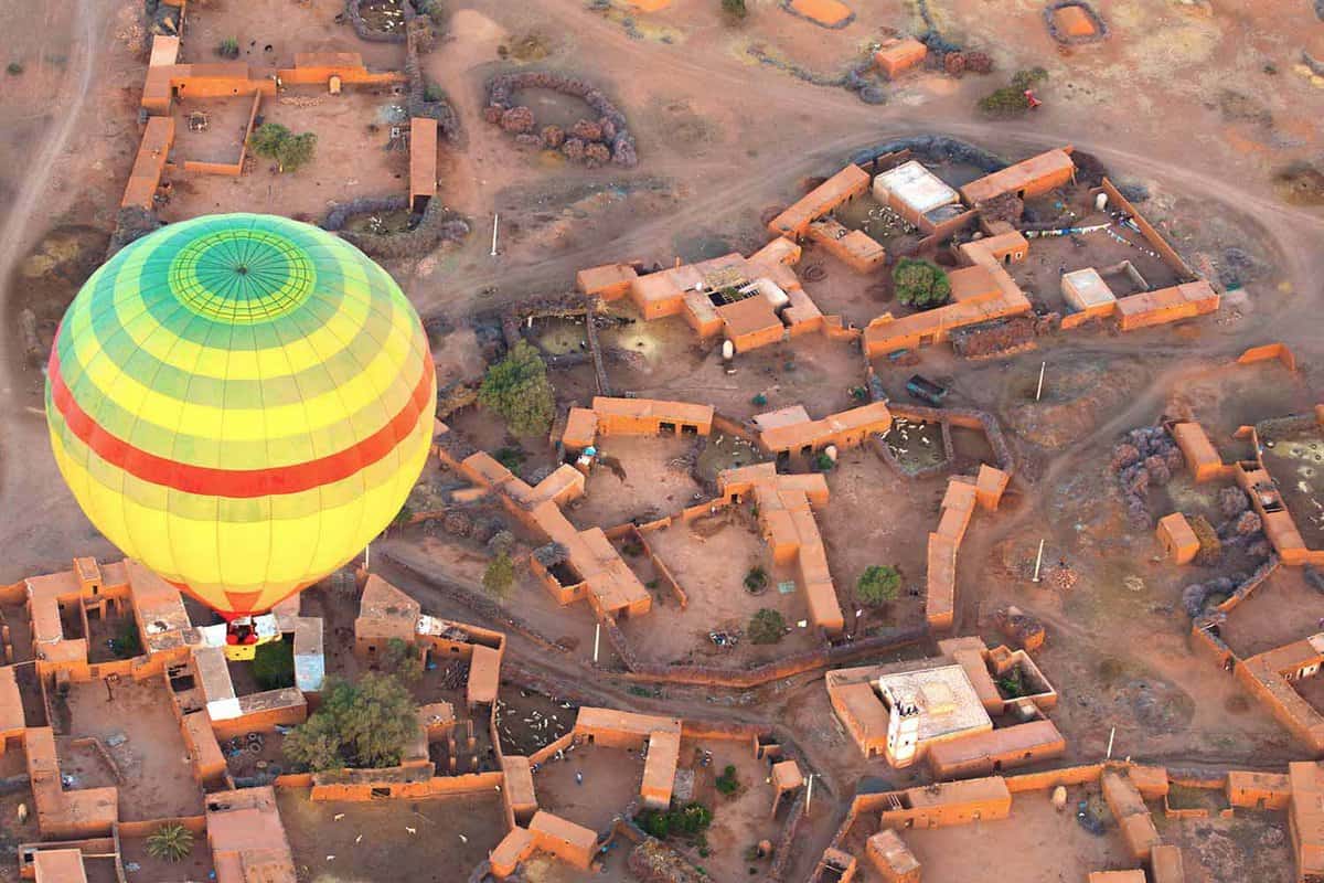 Hot-air balloon flights over Marrakech