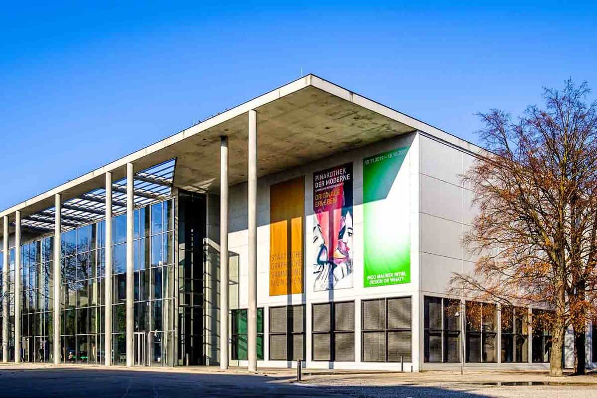 External view of the front of the building