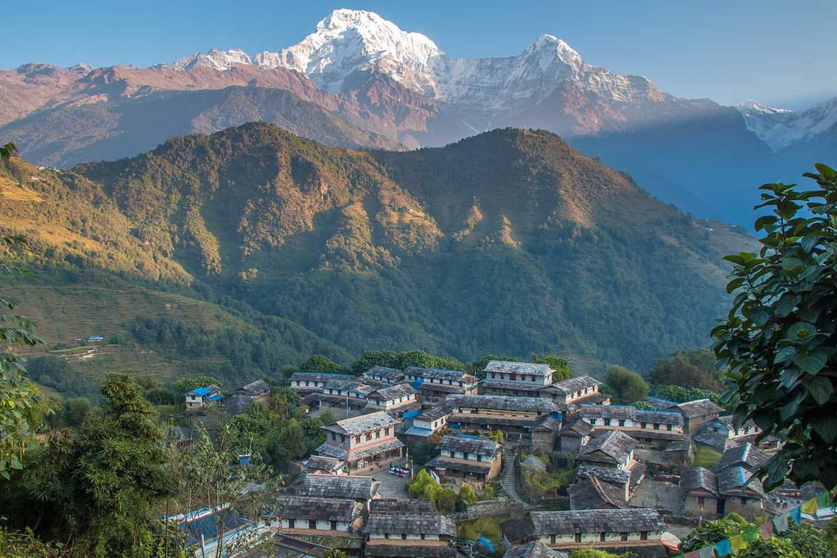 Ghandruk is a beautiful town and a Village Development Committee (VDC) in Kaski District in Gandaki zone of north-central Nepal. Ghandruk offers the majestic view of Annapurna mountain and hills