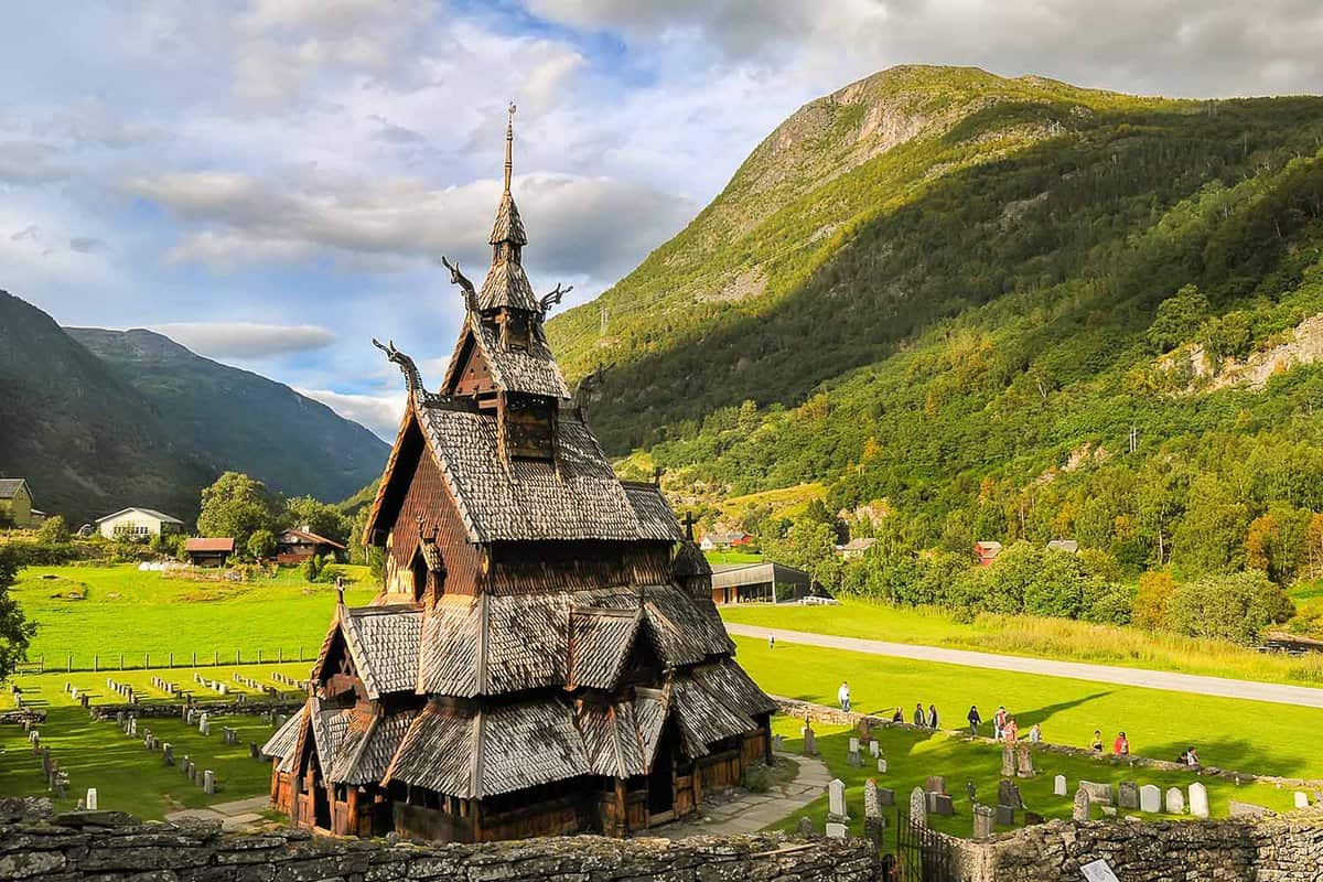 exterior of Borgund Stave Church, one of the world's must-see churches