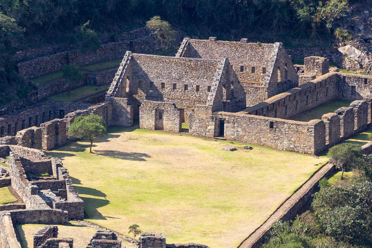 The Inca ruins of Choquequirao