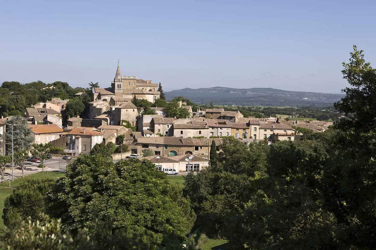 A small village in Provence wine region