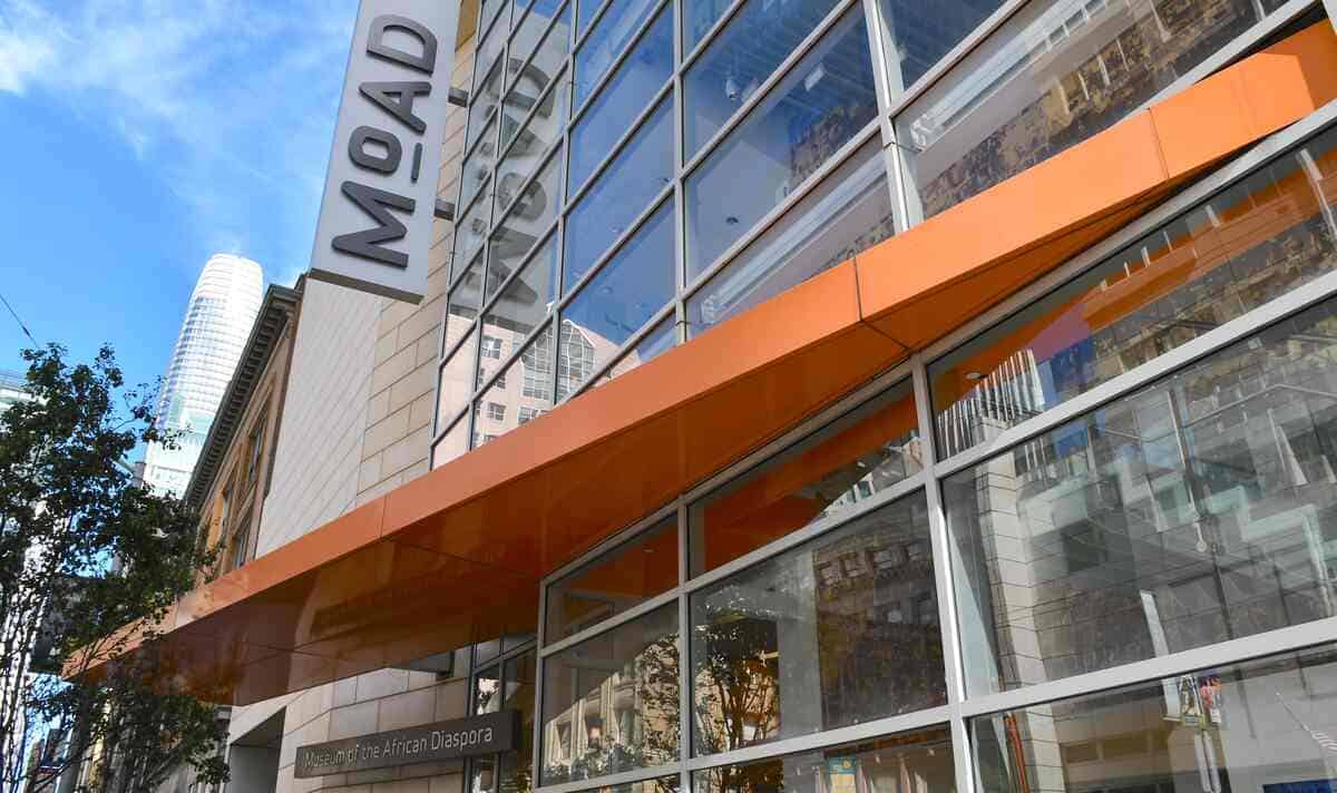 exterior entrance of the Museum of African Diaspora