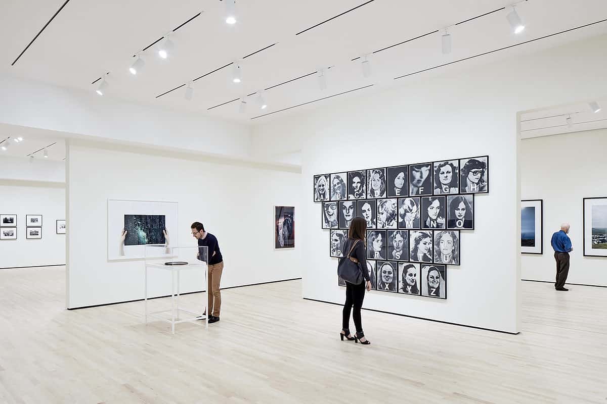 Interior gallery of the The San Francisco Museum of Modern Art, one of the best modern art museums in the world