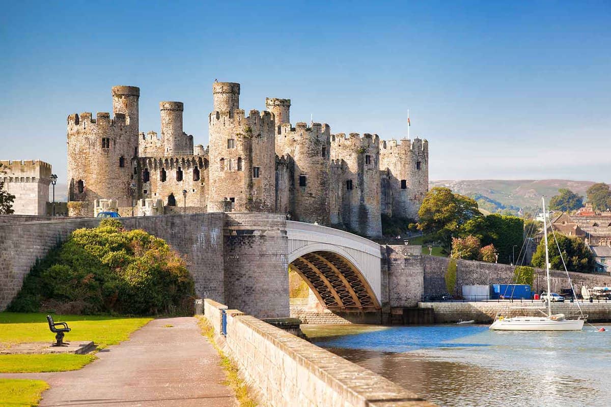 Conwy Castle, Wales, UK (AD 1280)