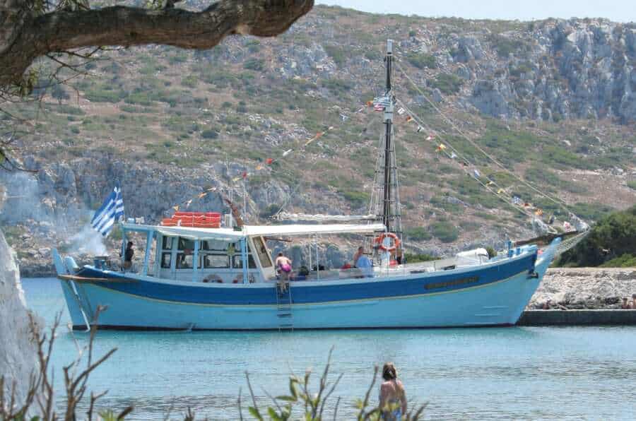 Boat tours on the Agios Nicolaos