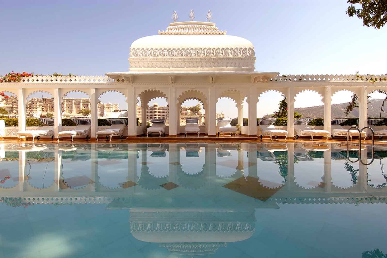 Taj Lake Palace Hotel's swimming pool