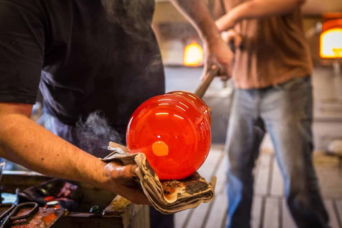 Glass-blowing in Murano