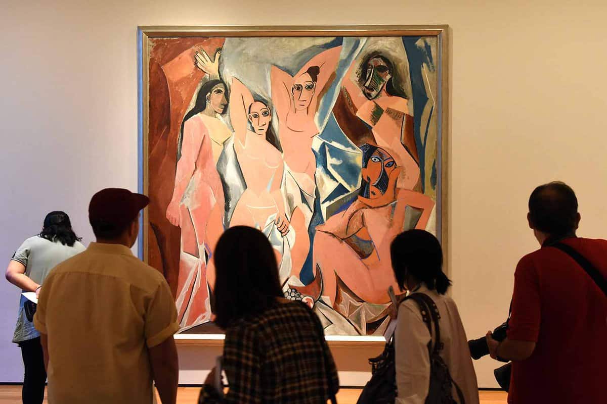 Les Demoiselles d'Avignon (1907), by Pablo Picasso 