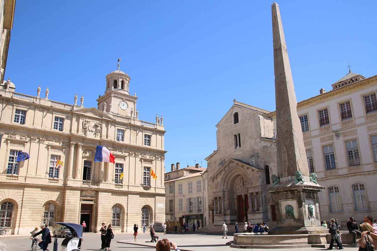 Central square of Arles